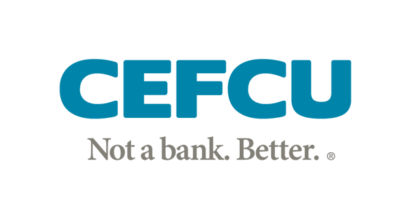 Stacked CEFCU Not a Bank Better logo.